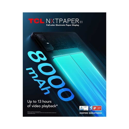 TCL NXTPAPER 11, 128GB + 4GB Ram, Tablet 27,9cm (11).