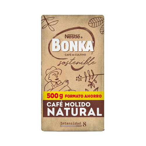 BONKA Café molido natural del Trópico 500 g.