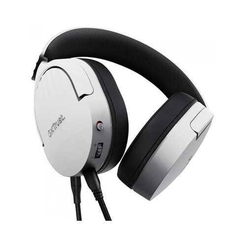 Auriculares gaming TRUST GXT489W FAYZO, color blanco.