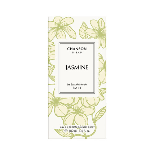 CHANSON D´EAU Bali Eau de toilette para mujer con aroma a jazmín y vaporizador en spray 100 ml.