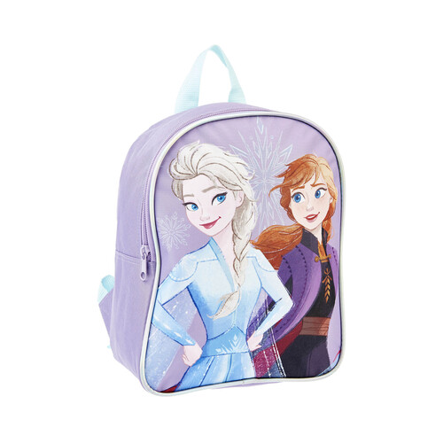 Mochila preescolar, FROZEN, 1 compartimento, color morado, ALCAMPO.