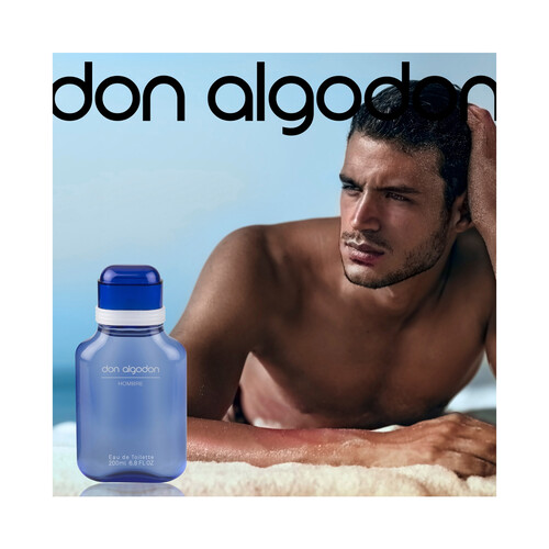 DON ALGODÓN Estuche para hombre con colonia, gel y desodorante.