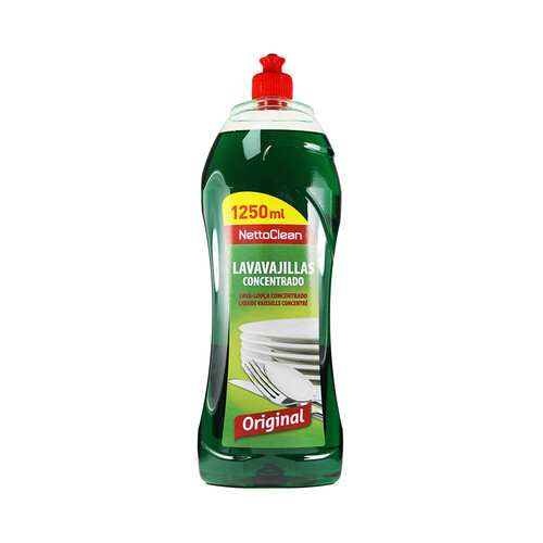 NETTOCLEAN Original Lavavajillas concentrado para lavado a mano 1250 ml.