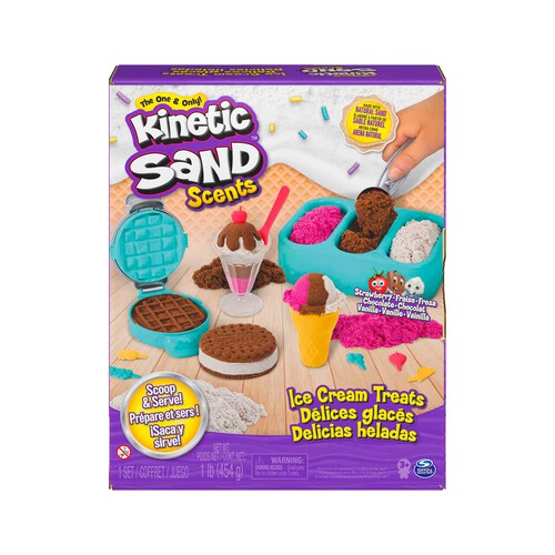 KINETIC SAND delicias heladas + 6 años.