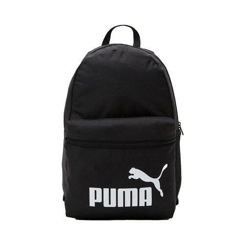 Mochila juvenil, varios compartimentos, color negro, PUMA.