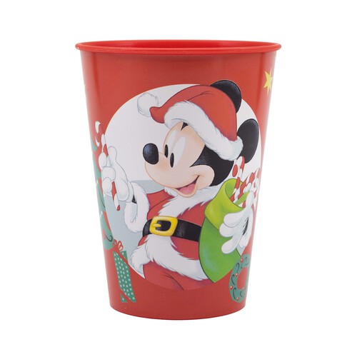 Vaso pequeño para niños de 0,26 litros de capacidad, Mickey y Minnie, STOR.