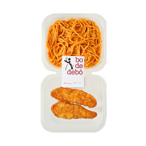 BO DE DEBO Duo espagueti y boloñesa y fingers 350 g.