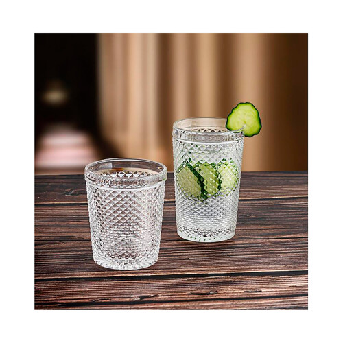 Vaso de vidrio 35cl, transparente Onix BIDASOA.