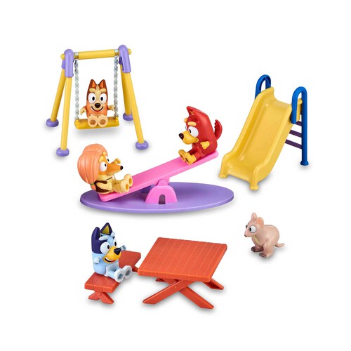 Bluey Deluxe Park Playset de juegos