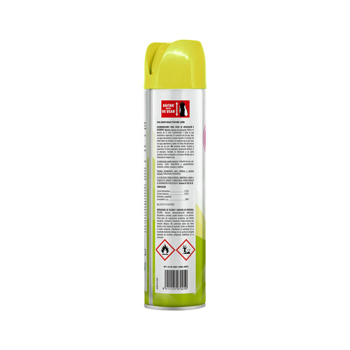 CASA JARDÍN Insecticida aerosol con olor a limón para todo tipo de insectos CASA JARDÍN 600 ml.