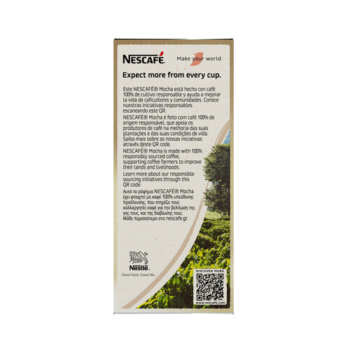 NESCAFÉ GOLD Café soluble capuccino mocha 8 uds.x 18 g.