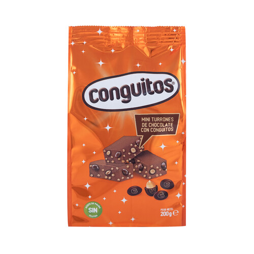 CONGUITOS Turrón de chocolate crujiente 200 g.