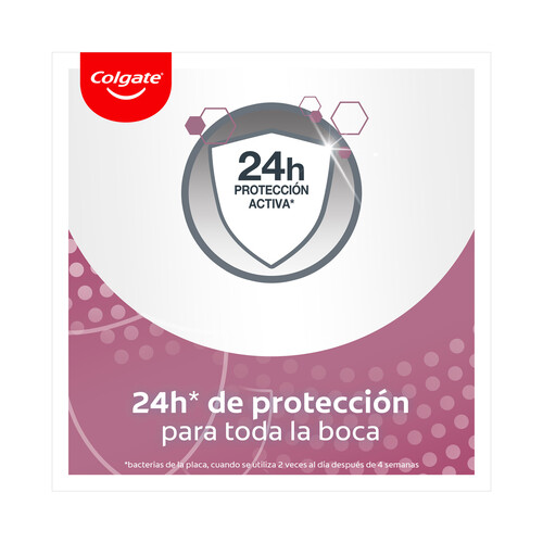 COLGATE Total advanced Enjuague bucal sin acohol de uso diario, acción fortificante y revitalizante de encías, con CPC 500 ml.