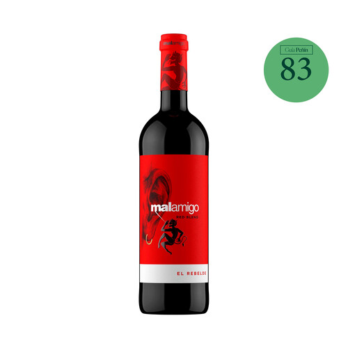 MALAMIGO El rebelde Vino tinto blend sin D.O botella 75 cl.