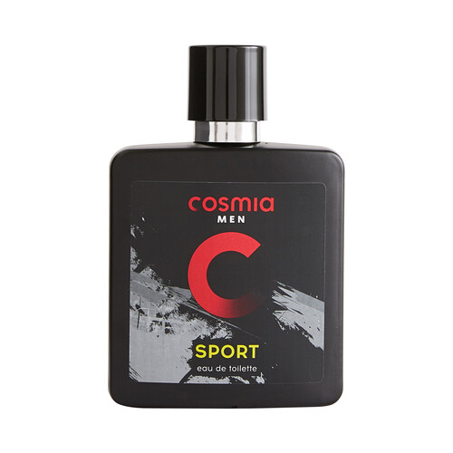COSMIA Eau de toilette para hombre con vaporizador en spray COSMIA Sport 100 ml.