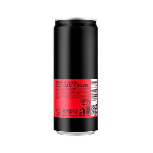 ARRIACA IMPERIAL RED IPA Cerveza lata 33 cl.