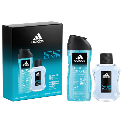 ADIDAS Ice dive Estuche regalo para hombre con colonia y gel.