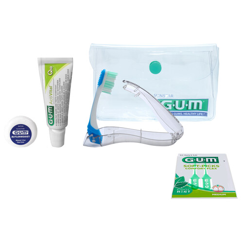 GUM Kit dental de viaje que ayuda a cuidar nuestra encías GUM Activital.