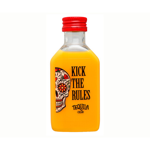 KICK THE RULES Miniatura crema de mango con tequila 15 º 5 cl