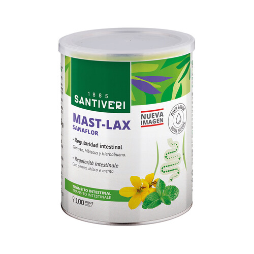 SANTIVERI Mast.Lax, mezcla de plantas masticable de efectivo efecto laxante indicado SANTIVERI 75 g.