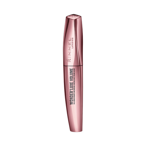 RIMMEL Wonder luxe volume Tono negro Máscra de pestañas con efecto cuerpo y volumen.