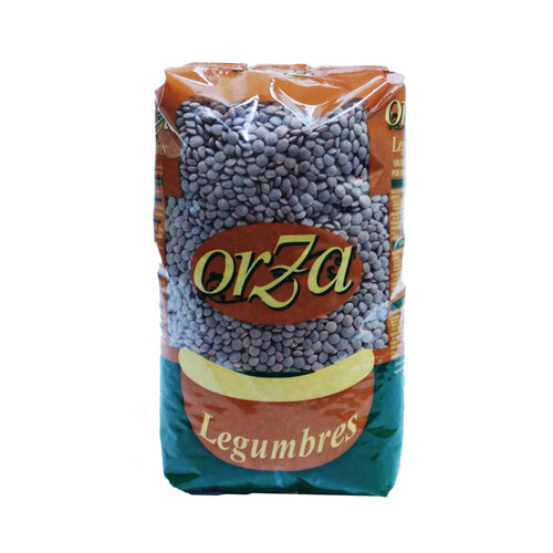 ORZA Lenteja Pardina en paquete 1 kg.