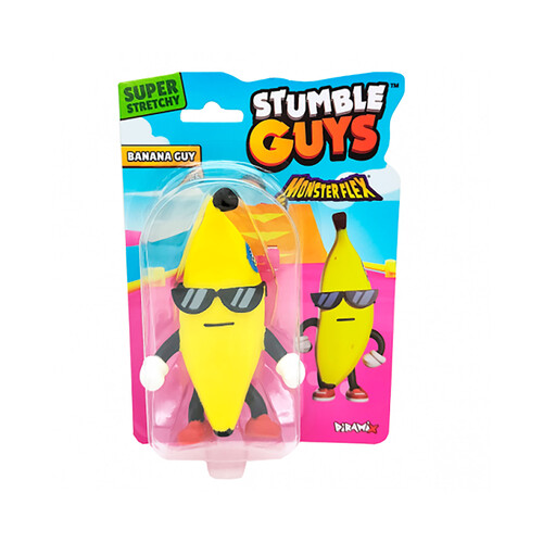 STUMBLE GUYS Figura elástica Monsterflex, modelos surtidos.