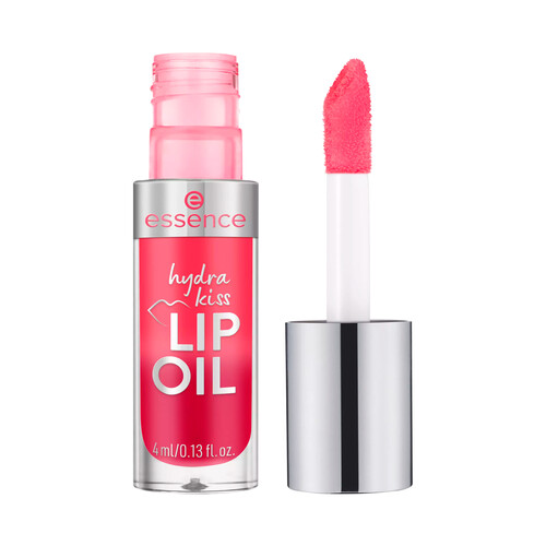 ESSENCE Hydra kiss tono 03 Pink champagne Aceite de labios nutritivo, con color y acabado brillante.