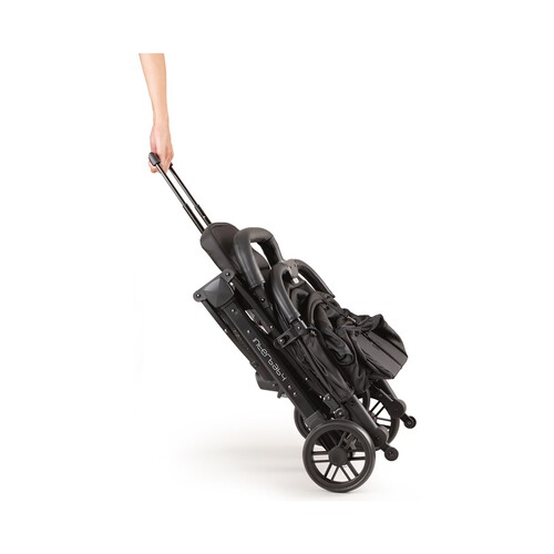 Silla paseo para bebes hasta 36 meses o 22kg INTERBABY Minimum Space Plus color negra.