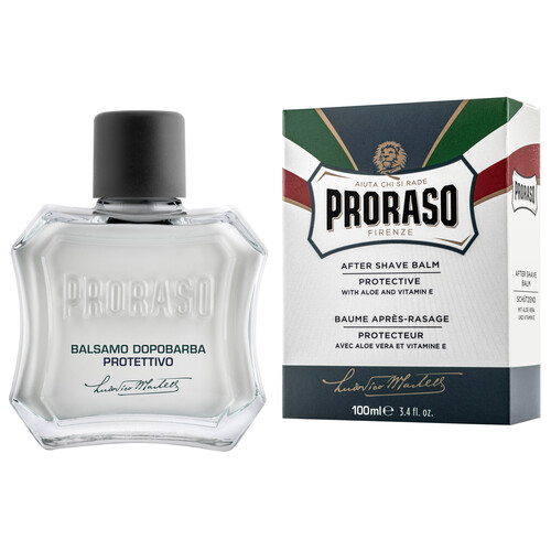 PRORASO Bálsamo after shave protector, con aloe vera y vitamina E 100 ml.