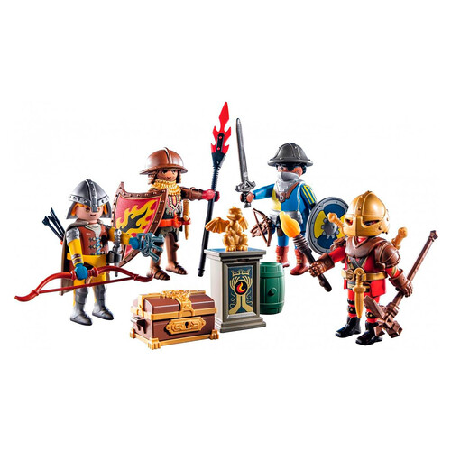 PLAYMOBIL Set de 3 Caballeros de Novelmore