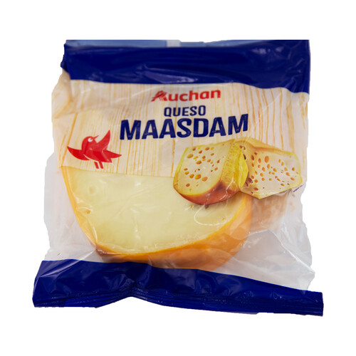 AUCHAN Queso maasdam cuña 400 g. Producto Alcampo