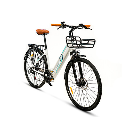 Bicicleta eléctrica SMARTGYRO Sunset White SG27-385, 250W, vel max 25km/h, ruedas 700x38C, autonomía 45Km.