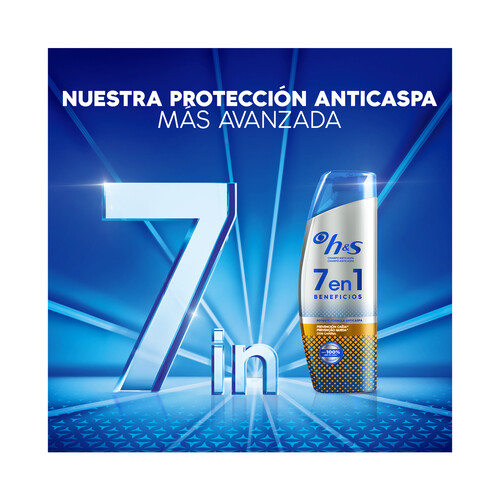 H&S Champú anticaspa con cafeína que previene la caida del cabello H&S 300 ml.