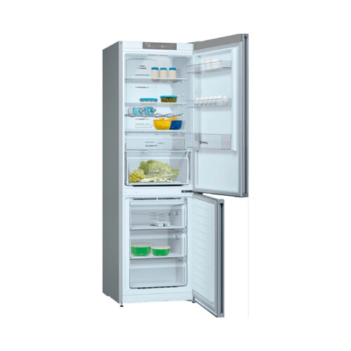 Frigorífico combi 186cm BALAY 3KFC664XI, NO FROST, clasificación energética: C, H: 186cm, A: 60cm, F: 66cm, capacidad total: 326L.