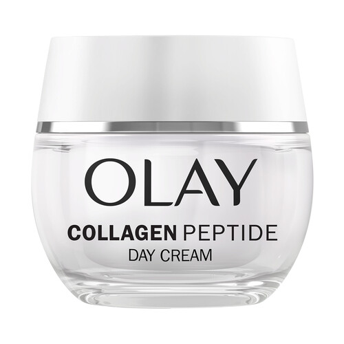 OLAY Collagen peptide Crema de día hidratante, para una piel fuerte y radiante 50 ml.