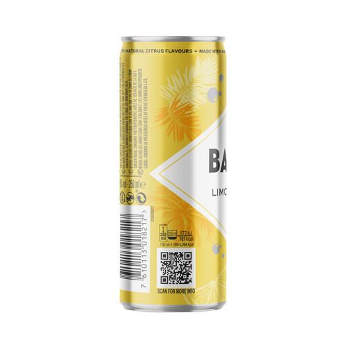 BACARDI Combinado de Bacardí carta blanca con zumo de limón BACARDÍ Lata de 25 cl.