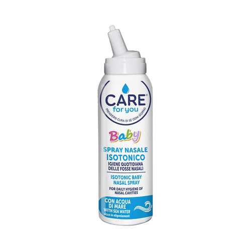 CARE FOR YOU Spray nasal isotónico para bebé con agua de mar CARE FOR YOU Baby 100 ml.