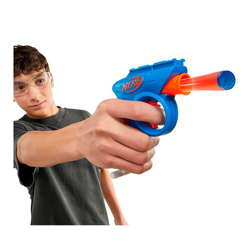 Lanzador NERF N Series Flex Blaster con 2 dardos N1, +8 años.