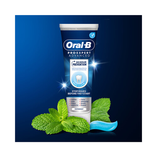 ORAL-B Pro expert advanced science Pasta de dientes limpieza profunda 75 ml.