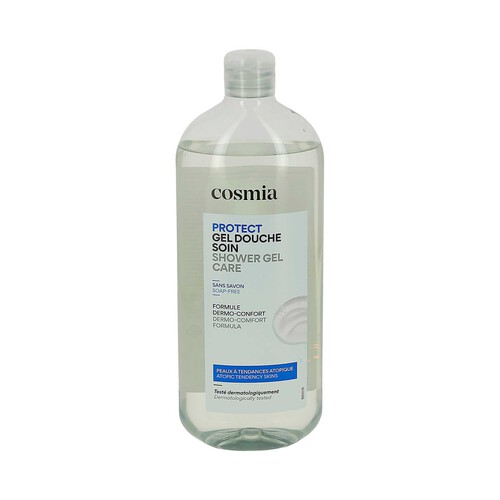 COSMIA Protect Gel para baño o ducha sin jabón, para pieles con tendencia atópica 750 ml.