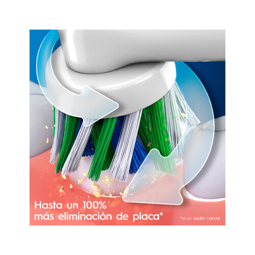 ORAL-B Cepillo de dientes eléctrico de color morado, diseñado por Braun ORAL-B Vitality pro.