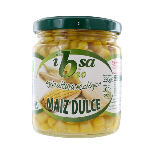 Maíz ecológico IBSA, 165 g.