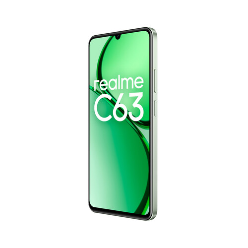 REALME C63 Jade Green, 8GB+256GB, pantalla HD+, móvil 17,11cm (6,74).