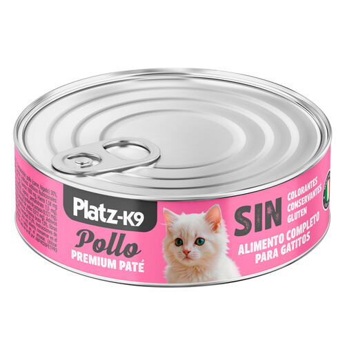 PLATZ-K9 Alim. hum. latitas gato pollo 85 g.