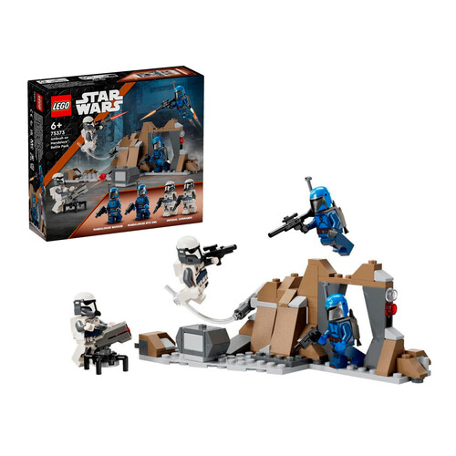 LEGO Star Wars Mandalorian pack de combate: Emboscada en Mandalore, 109 piezas.