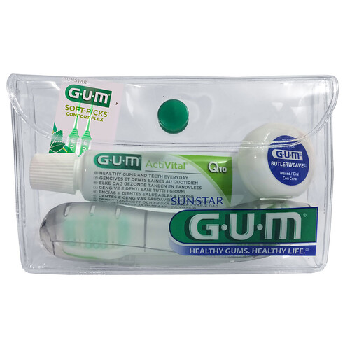 GUM Kit dental de viaje que ayuda a cuidar nuestra encías GUM Activital.