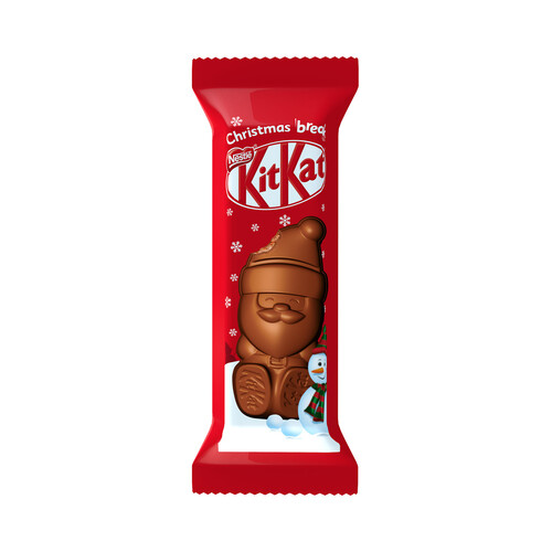 Barrita de chocolate con leche especial navidad KIT KAT 29 g.