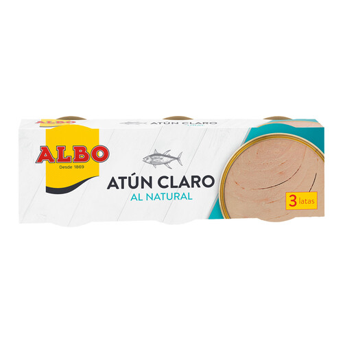 ALBO Atún claro al natural 68 x 3 g.