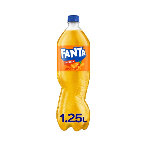 FANTA Refresco de naranja botella 1,25 l.